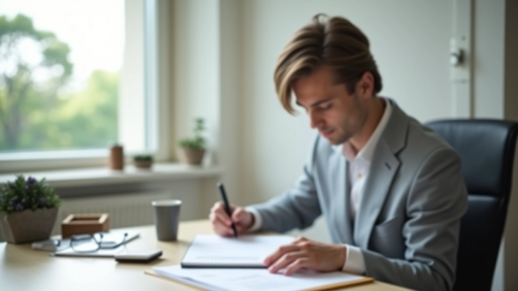 Individual engaged in personal growth work and self-improvement practice